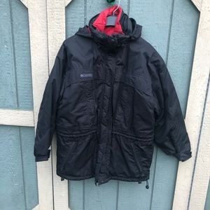 Women’s black Columbia winter coat double layer